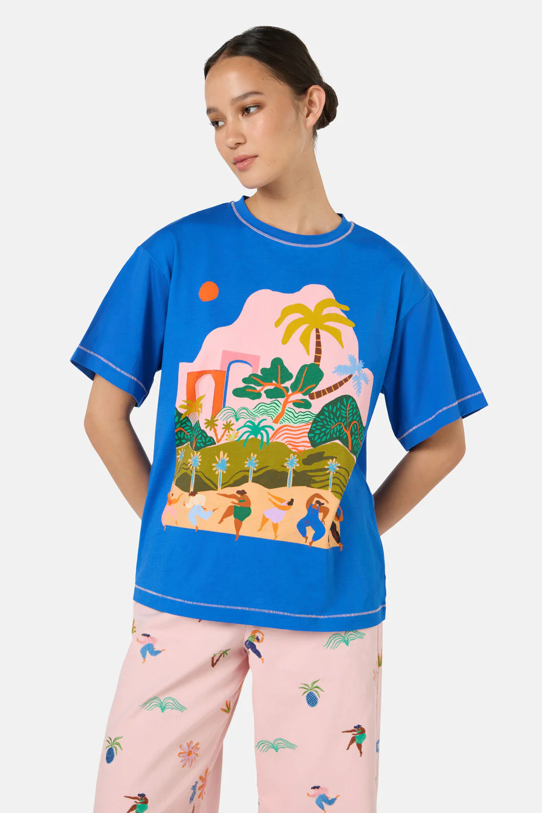Hidden Paradise Placement OS Tee