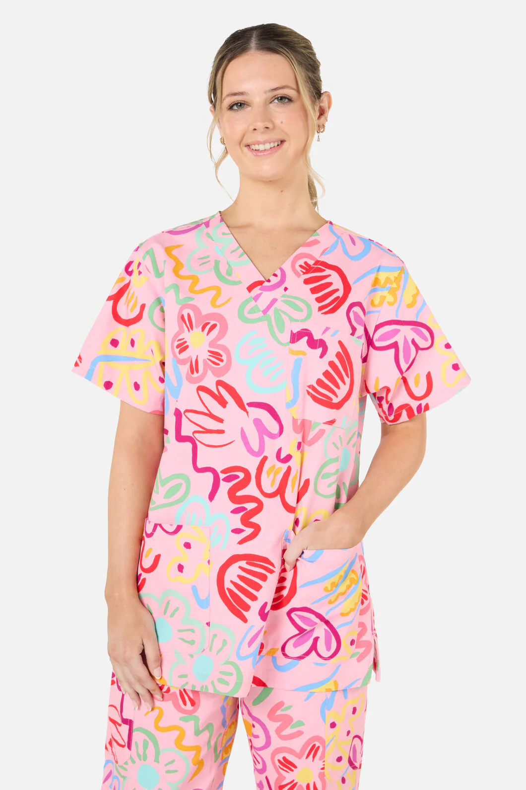 Holiday scrub set - Image 4
