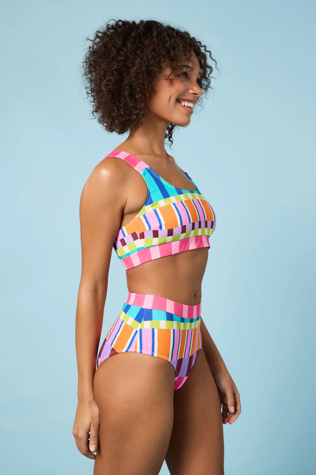 Holiday Stripe Bikini Bottom - Image 2