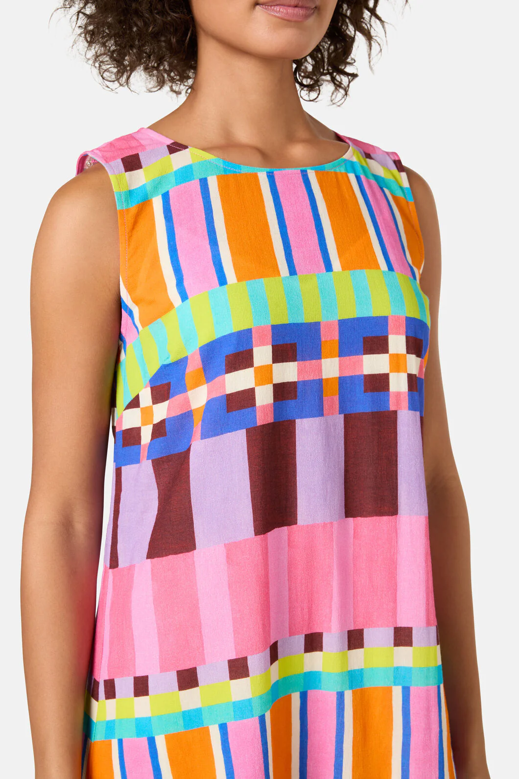 Holiday Stripe Long Dress - Image 8