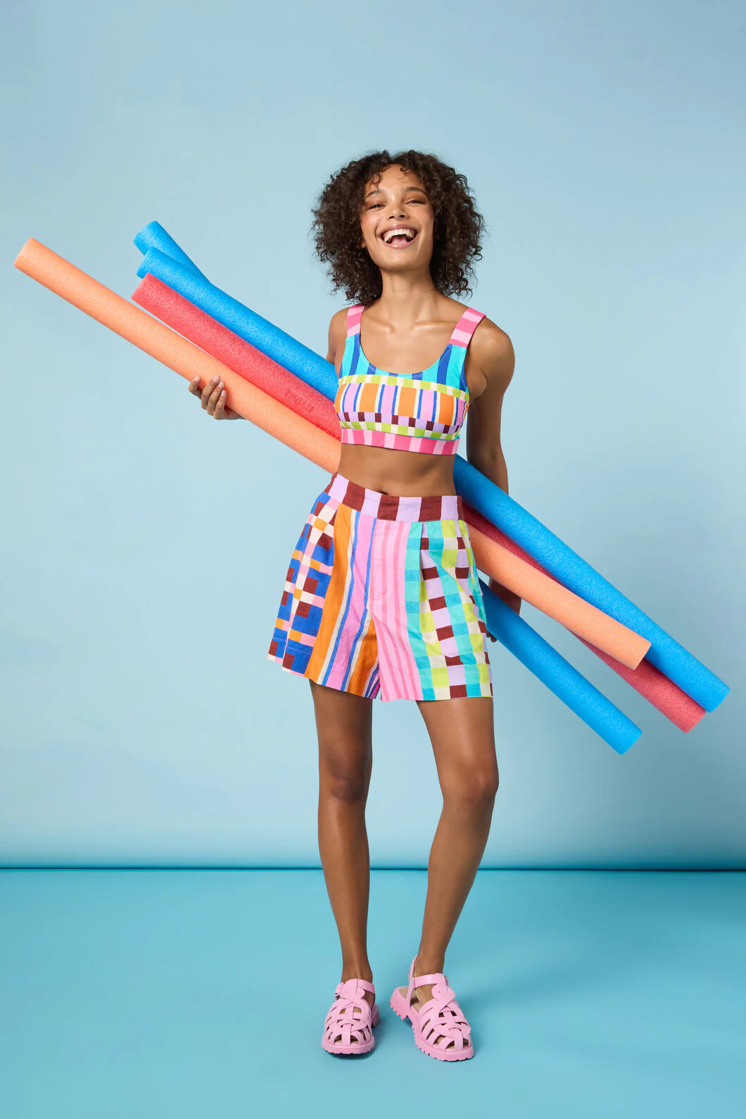 Holiday Stripe Shorts