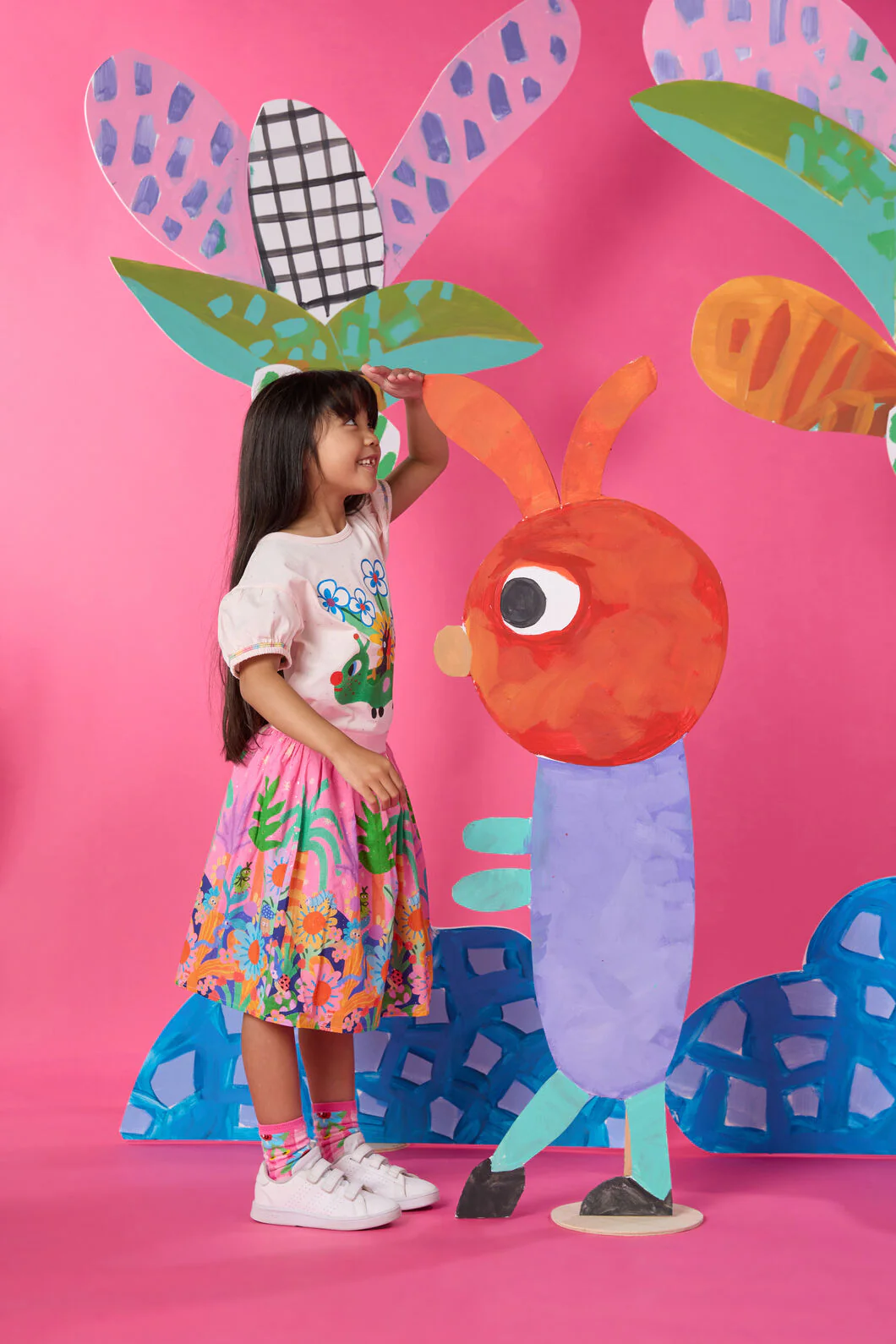 Hyper Border Kids Skirt