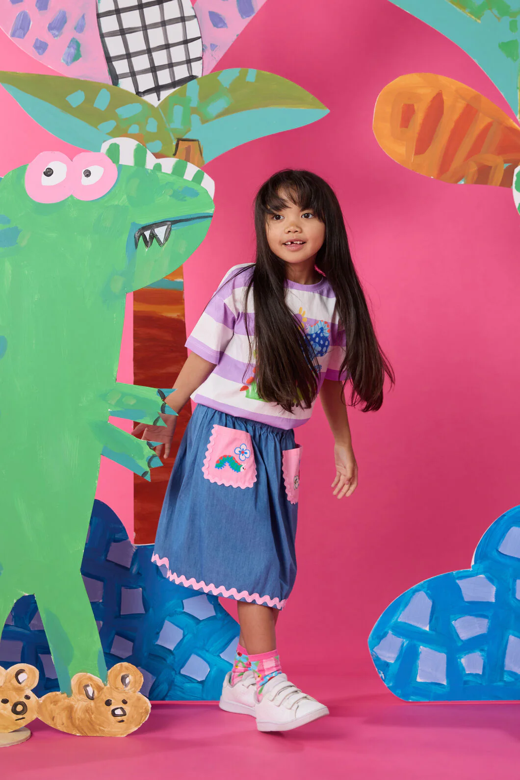 Hyper Bugs Kids Denim Skirt
