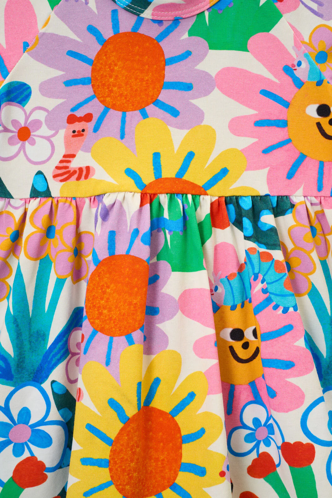 Hyper Floral Baby Dress - Image 4