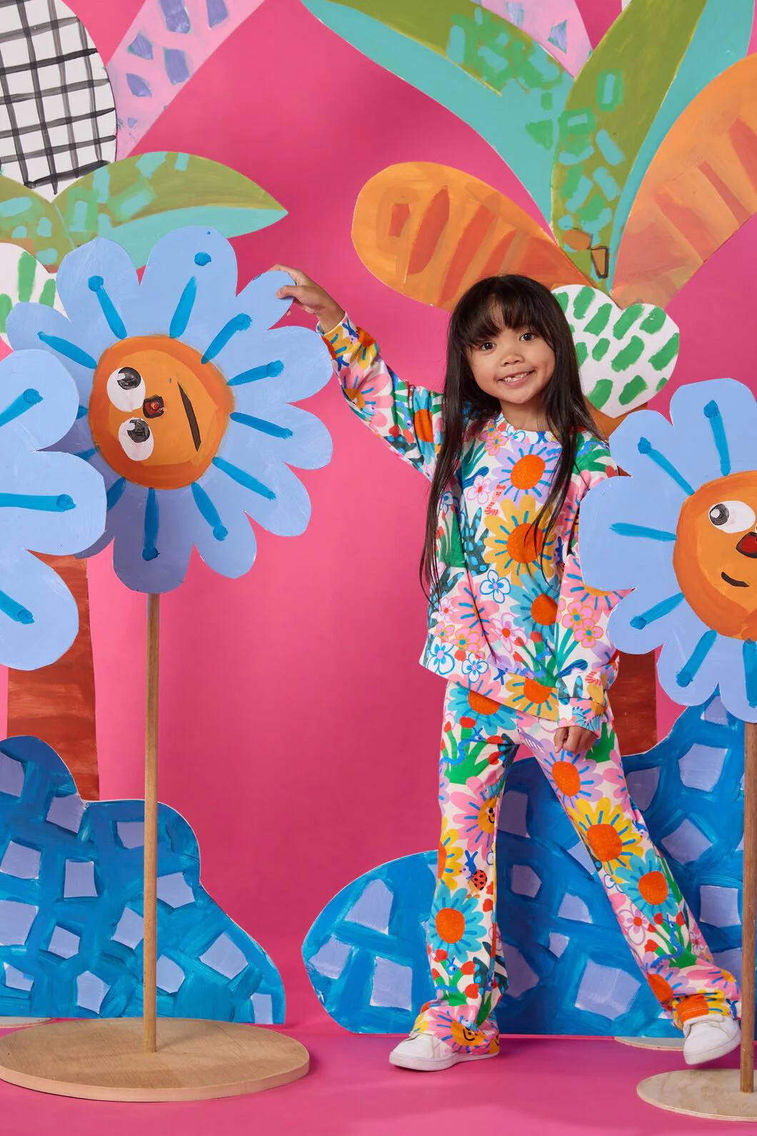 Hyper Floral Kids Legging