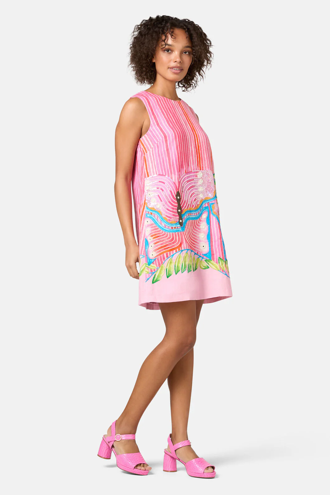 In Secret Print Shift Dress - Image 5