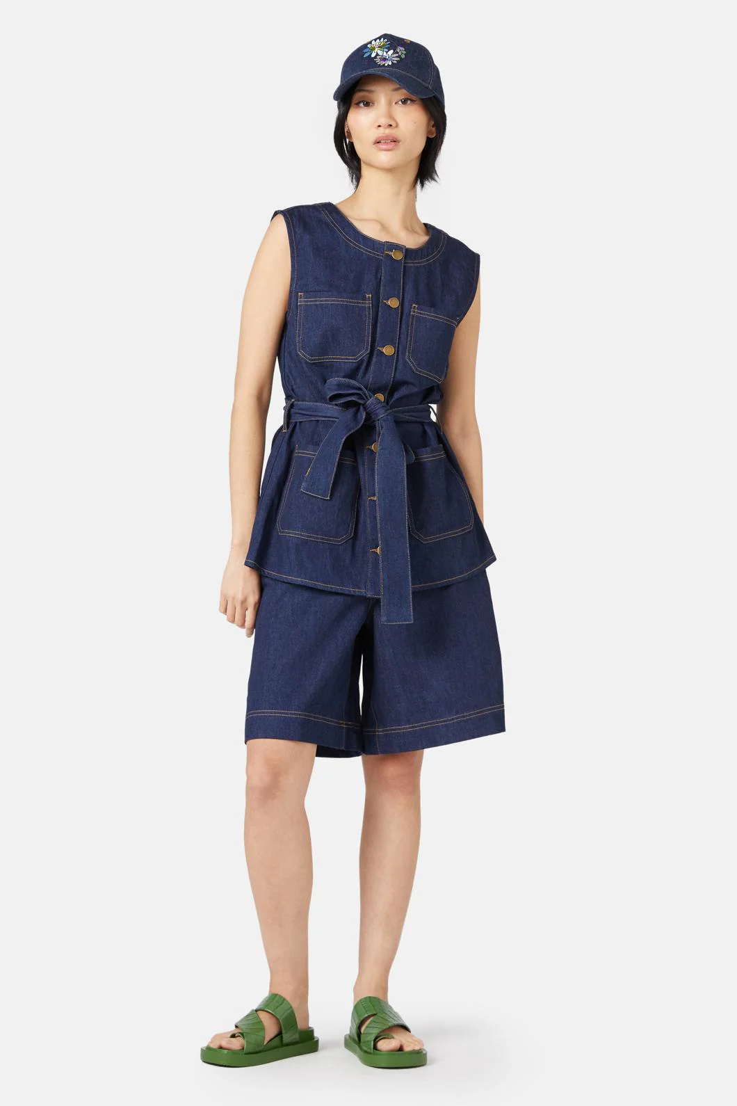 Indigo Blues Denim Vest - Image 8