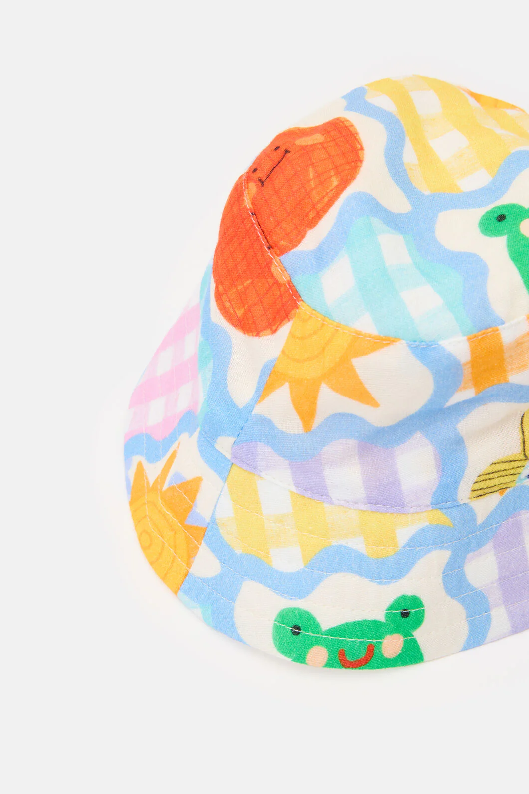 Jumble Check Baby Hat - Image 4