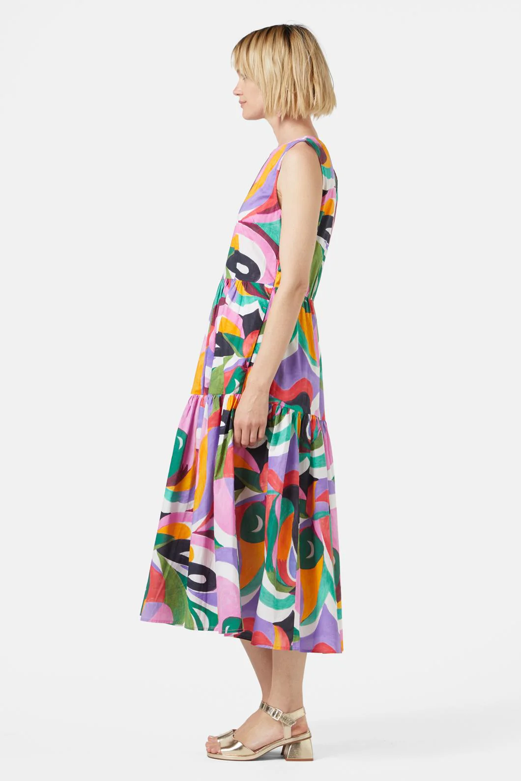 Kaleidoscopic Midi Dress - Image 4