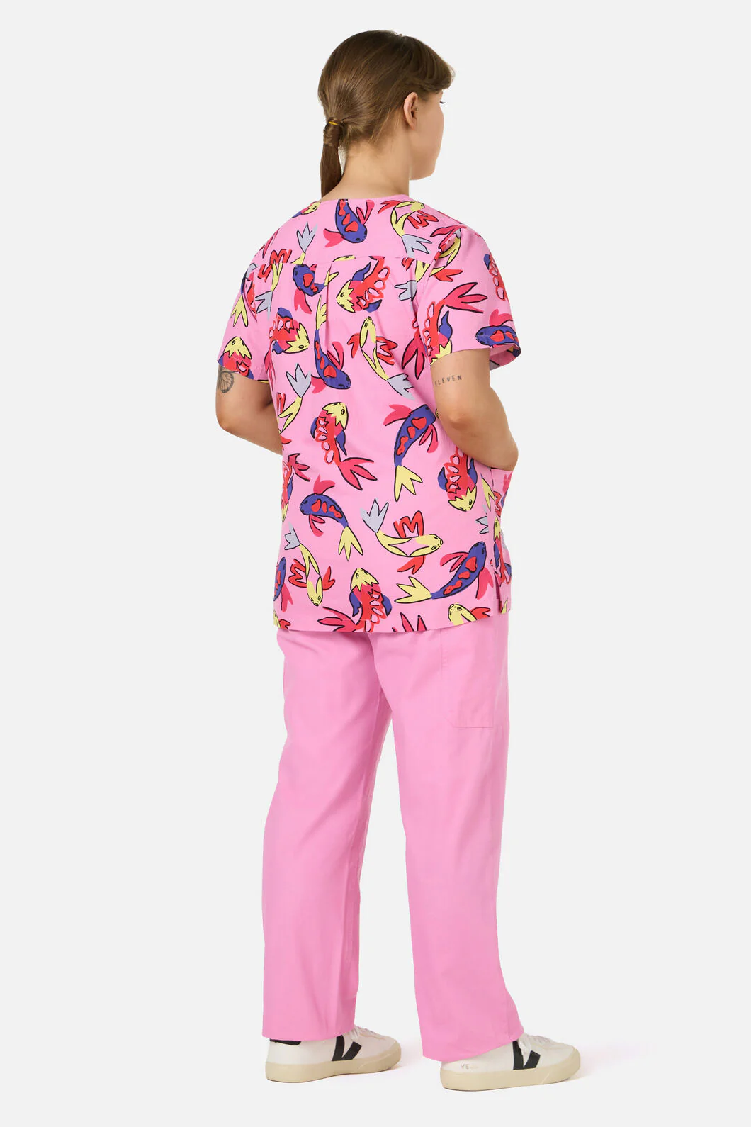 Koi Pond Top & Pant Scrub Set - Image 3