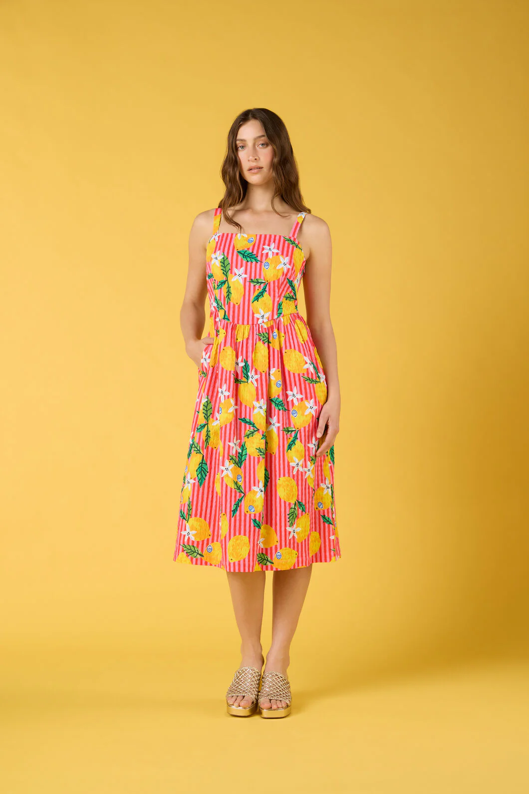 Lemonade Print Summer Dress - Image 2