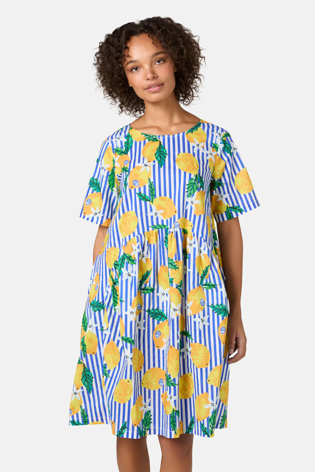 Lemonade Print Tulip Dress - Image 2