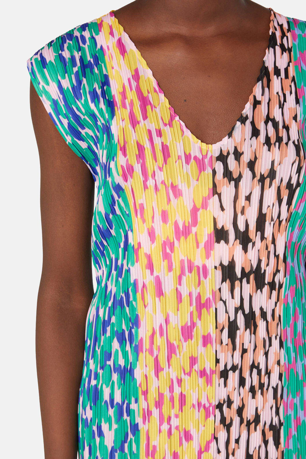 Lemondrop Pleat Dress - Image 5