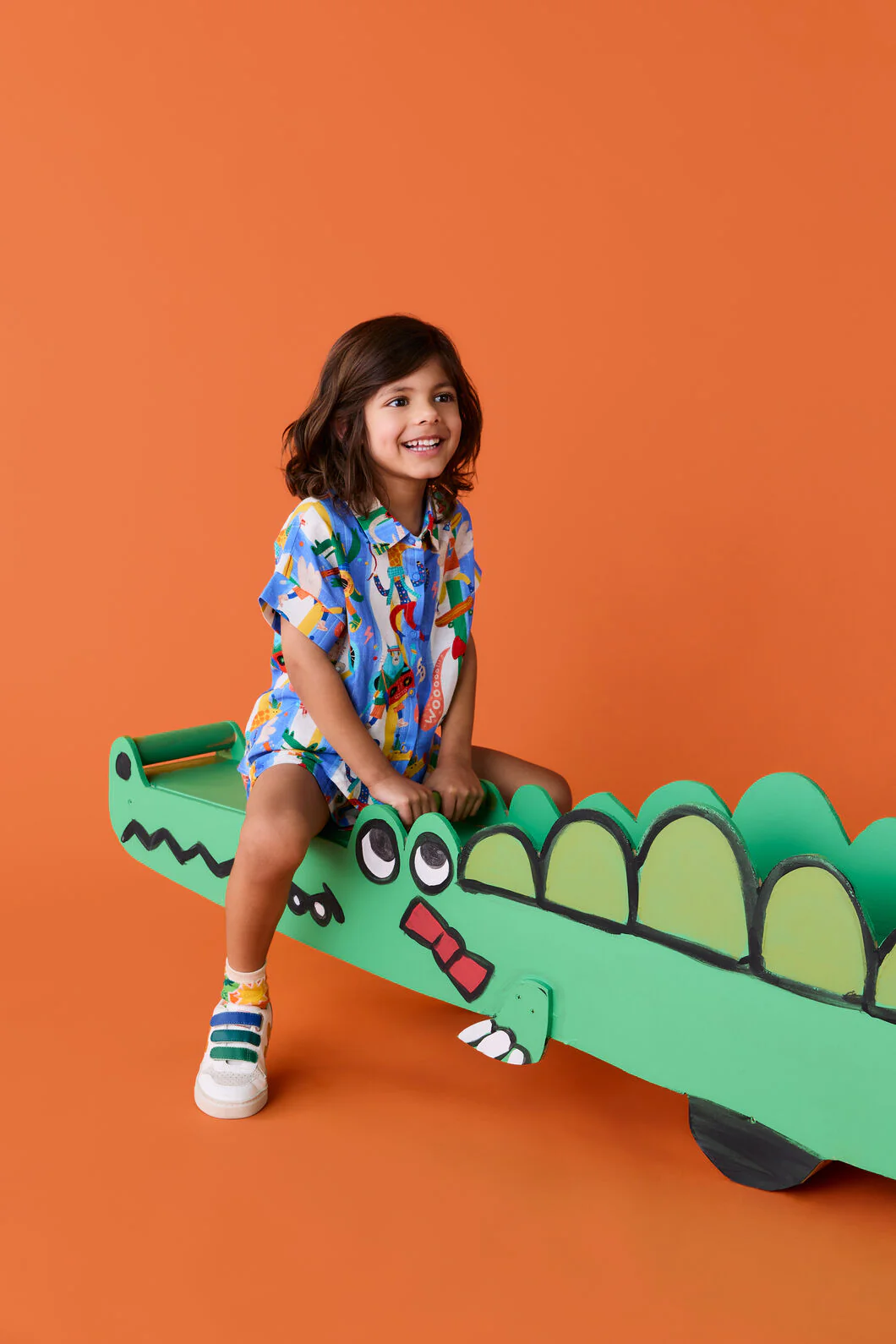 Lets Go Stripe Kids Shirt - Image 2