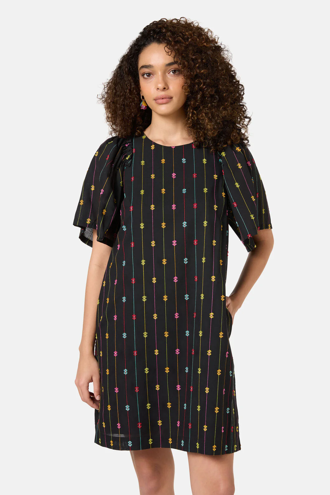 Light Show Cotton Jaquard Dress
