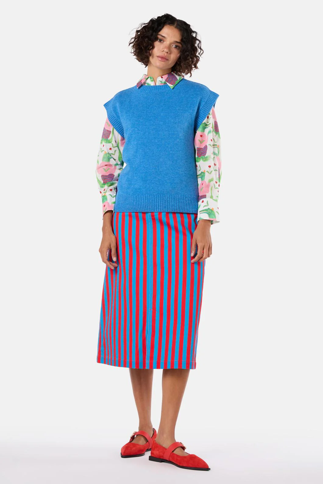 Line Dancing Denim Skirt - Image 3