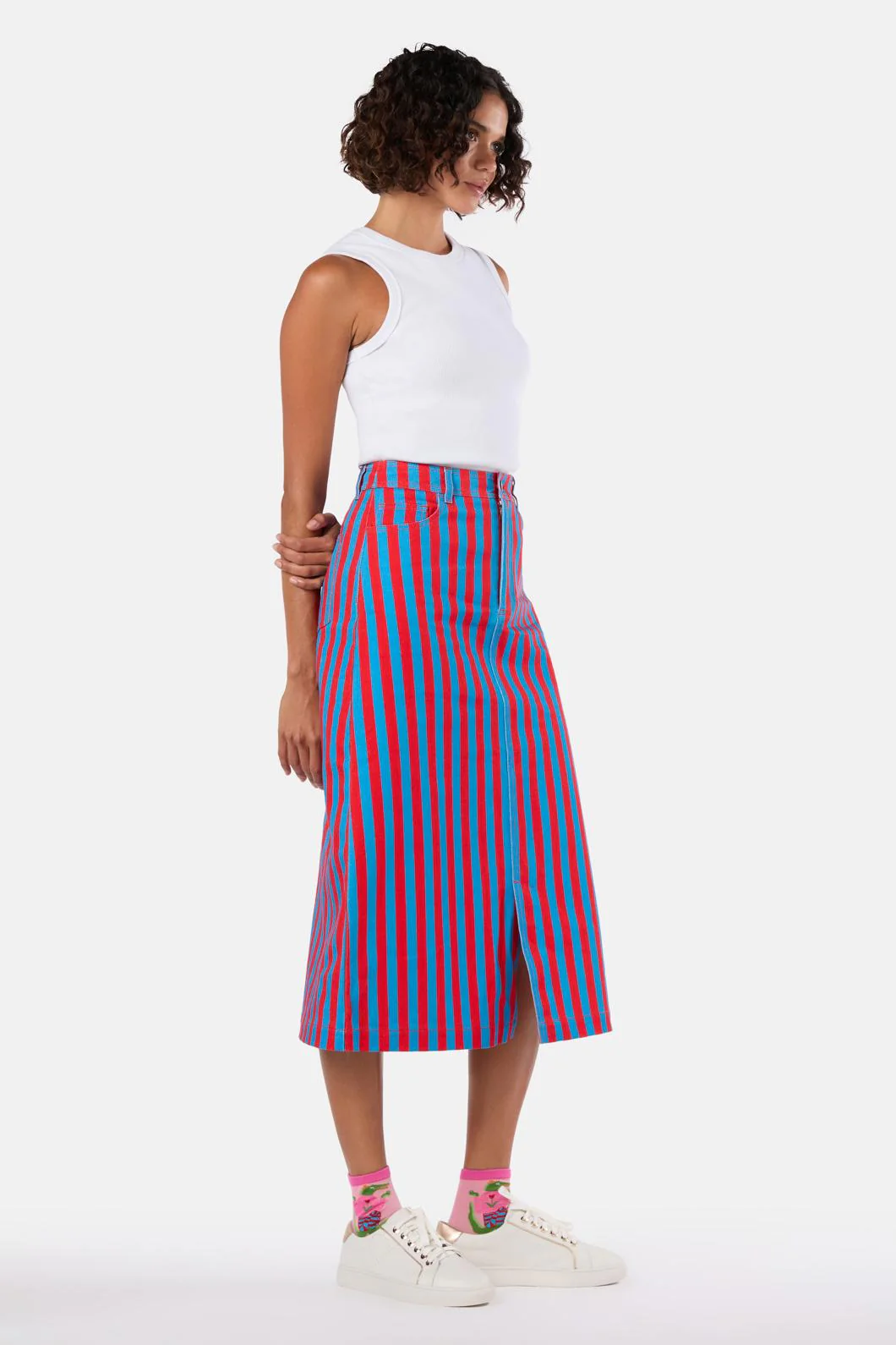 Line Dancing Denim Skirt - Image 4
