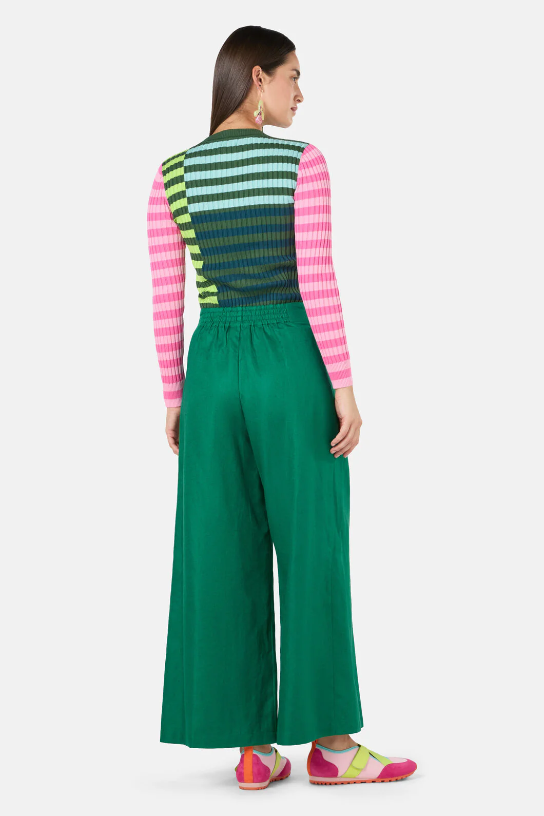 Linea Stripe Knit Top - Image 5
