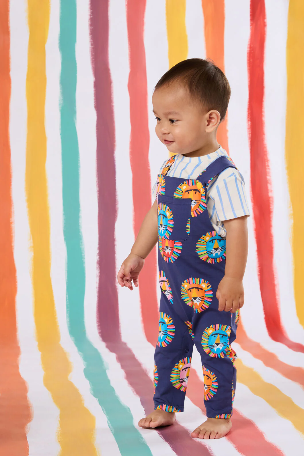 Lion Spot Baby Overalls - Image 2