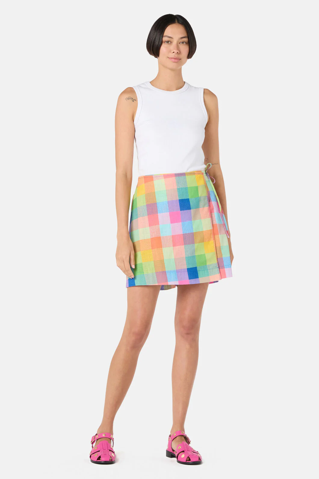 Little Checks Mini Skort