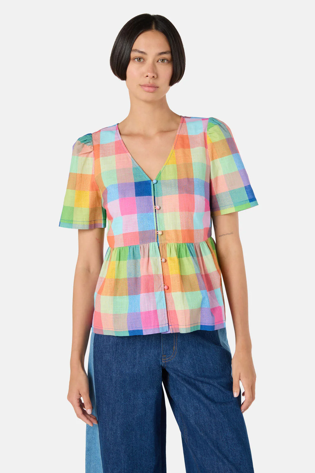 Little Checks Top