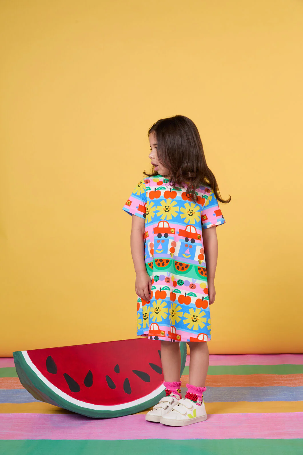 Little Stripe Kids Dress - Image 2