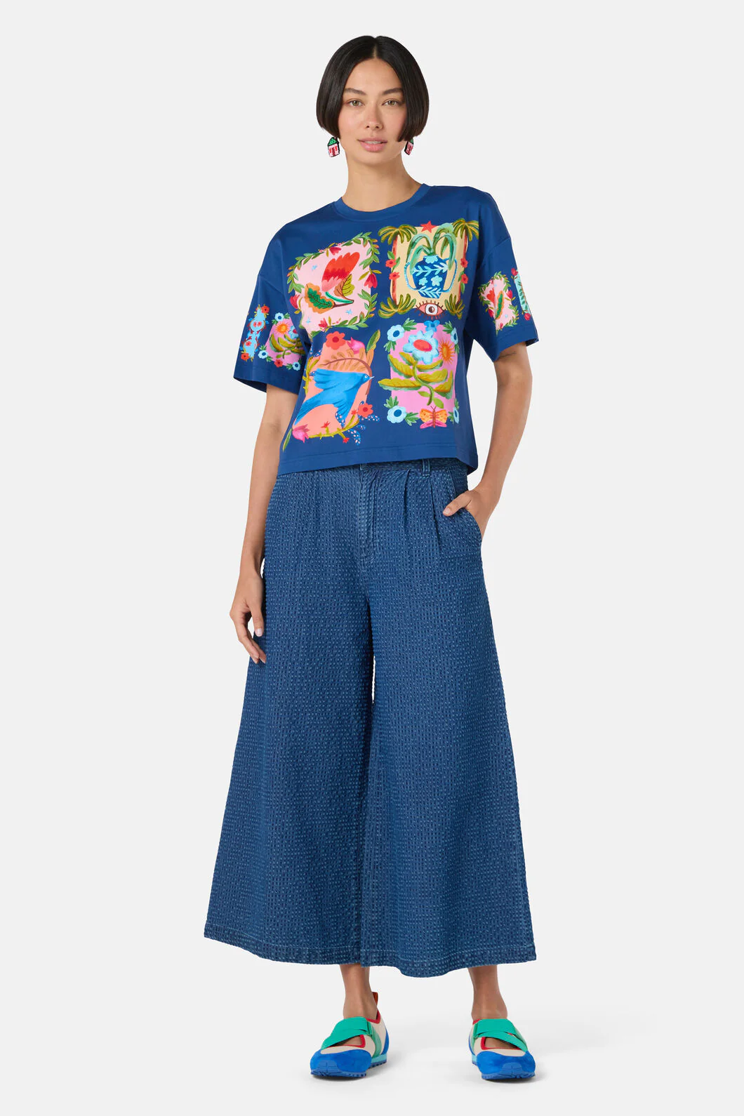 Little Things Print Relaxed Tee - Image 2