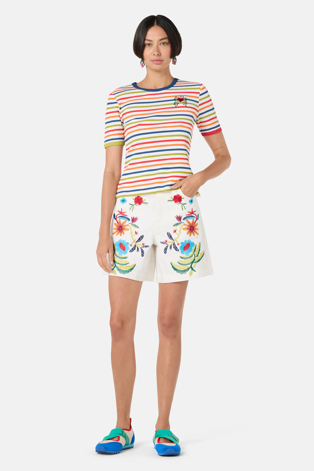 Little Things Striped Tee - Image 2