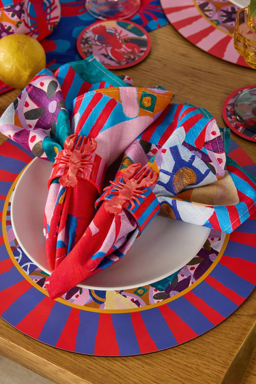 Lobster Napkin Ring Set 2