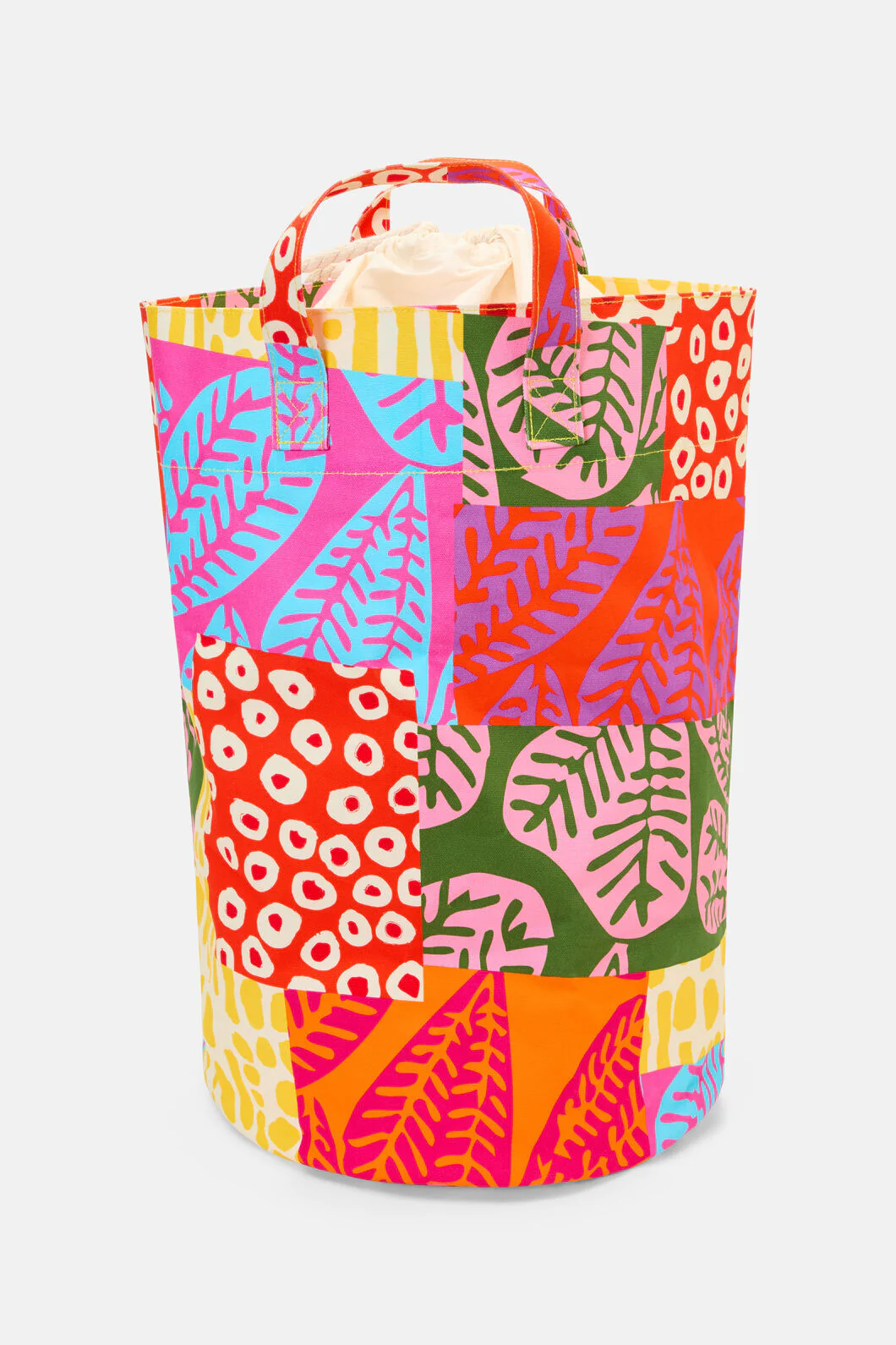 Lola's Patchwork Laundry Basket - Image 3