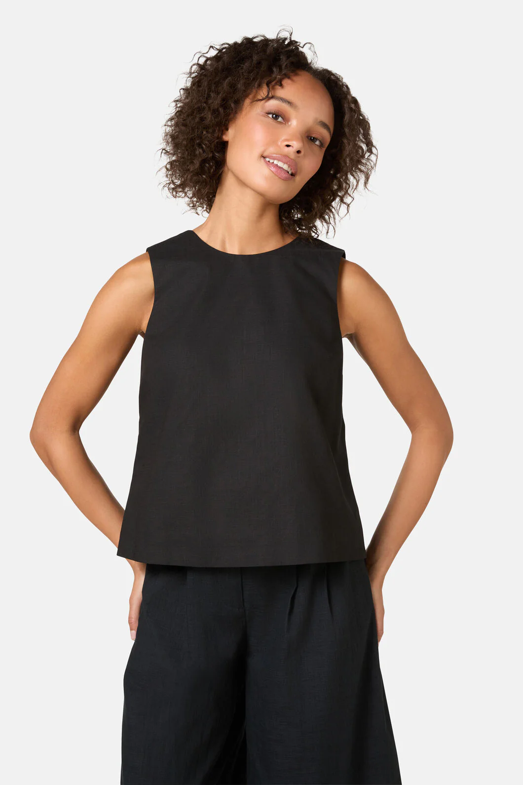 Lucy Cotton Tie Tank
