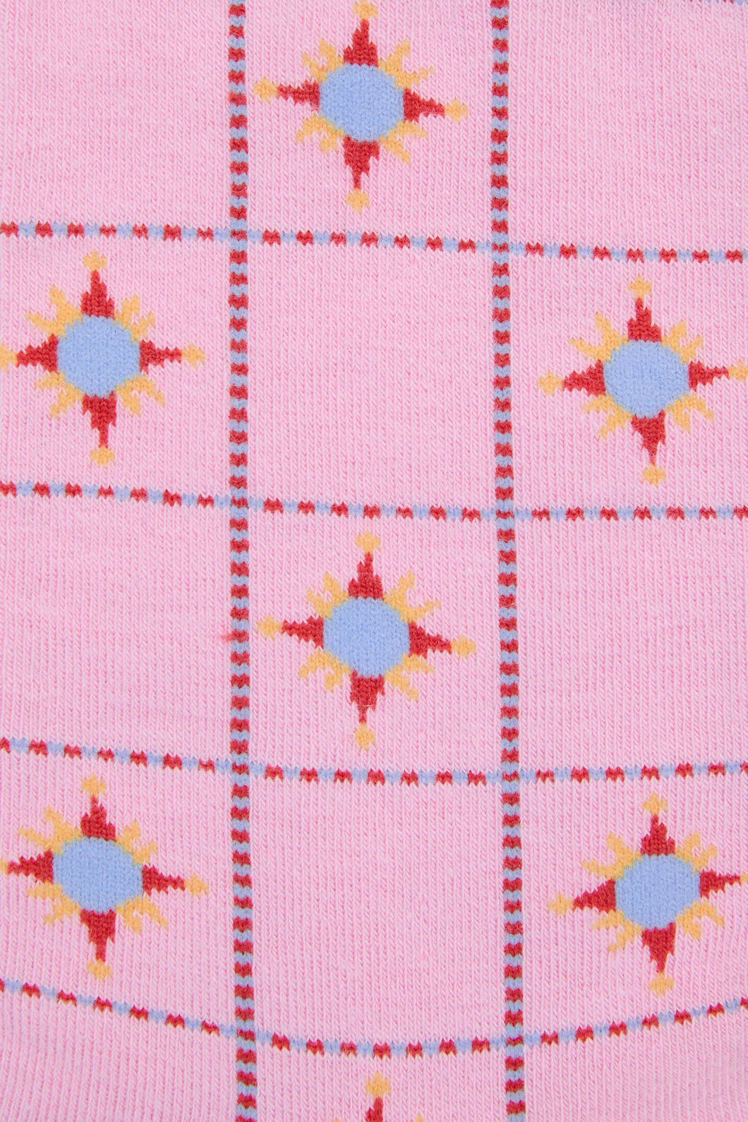 Luna Cirque Grid Motif Socks - Image 2
