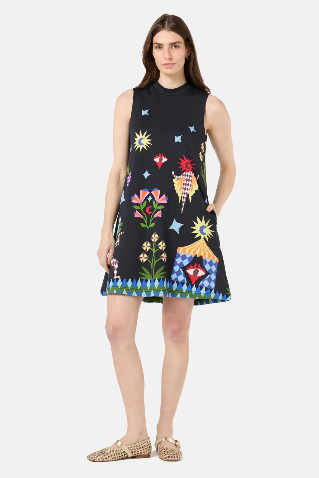 Luna Cirque Jersey Dress - Image 5
