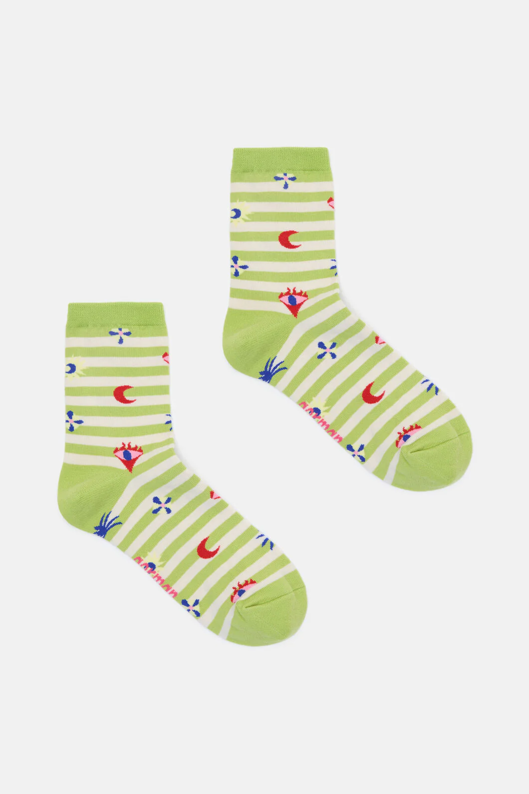 Luna Cirque Stripe Motif Socks
