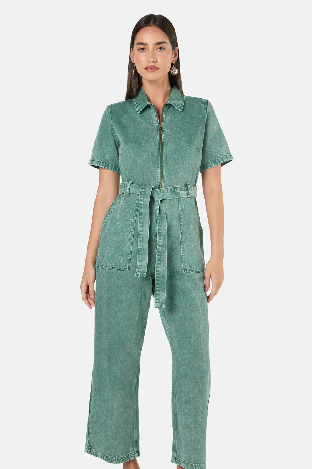 Marylou Denim Pantsuit - Image 4