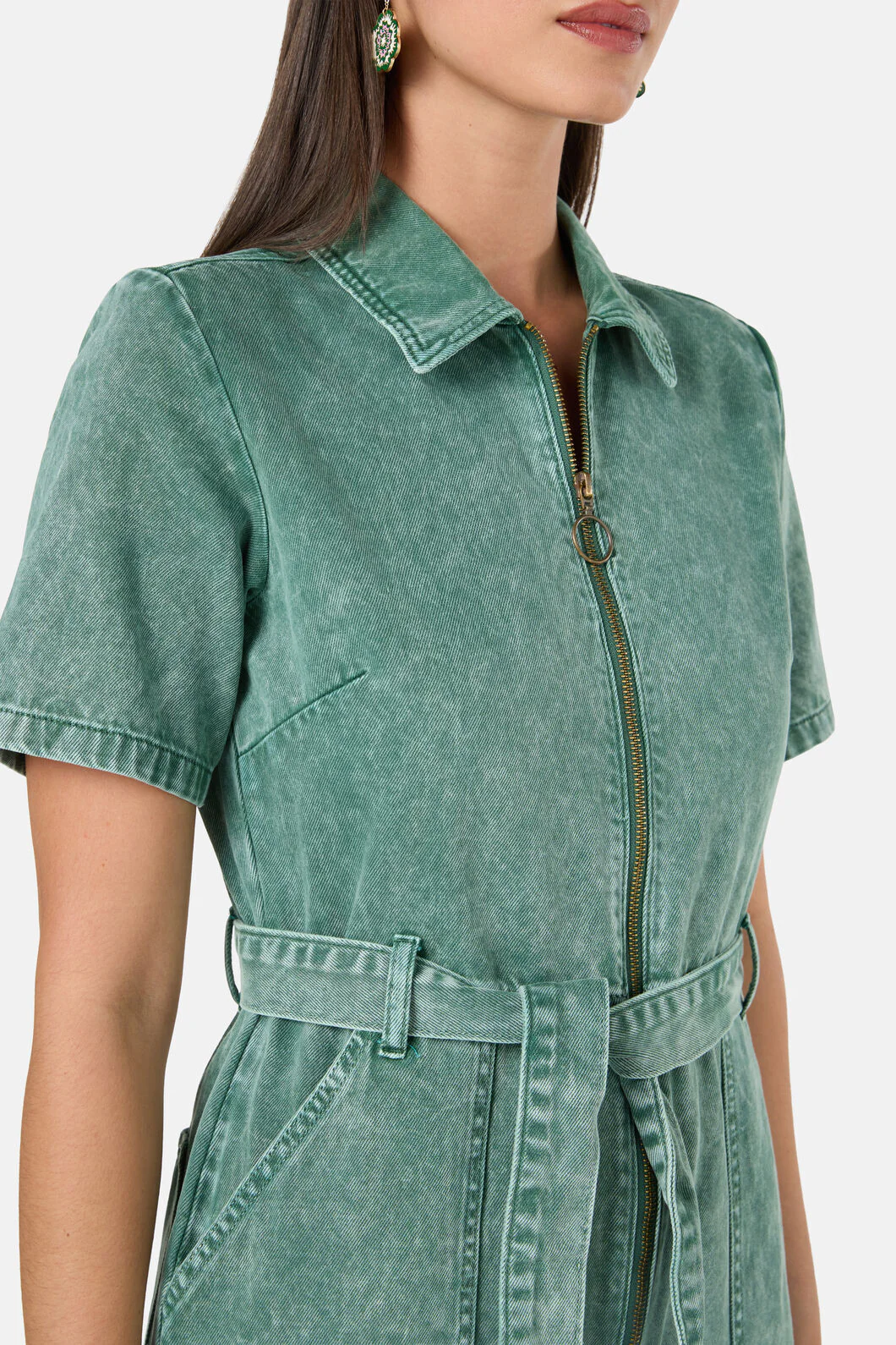 Marylou Denim Pantsuit - Image 5
