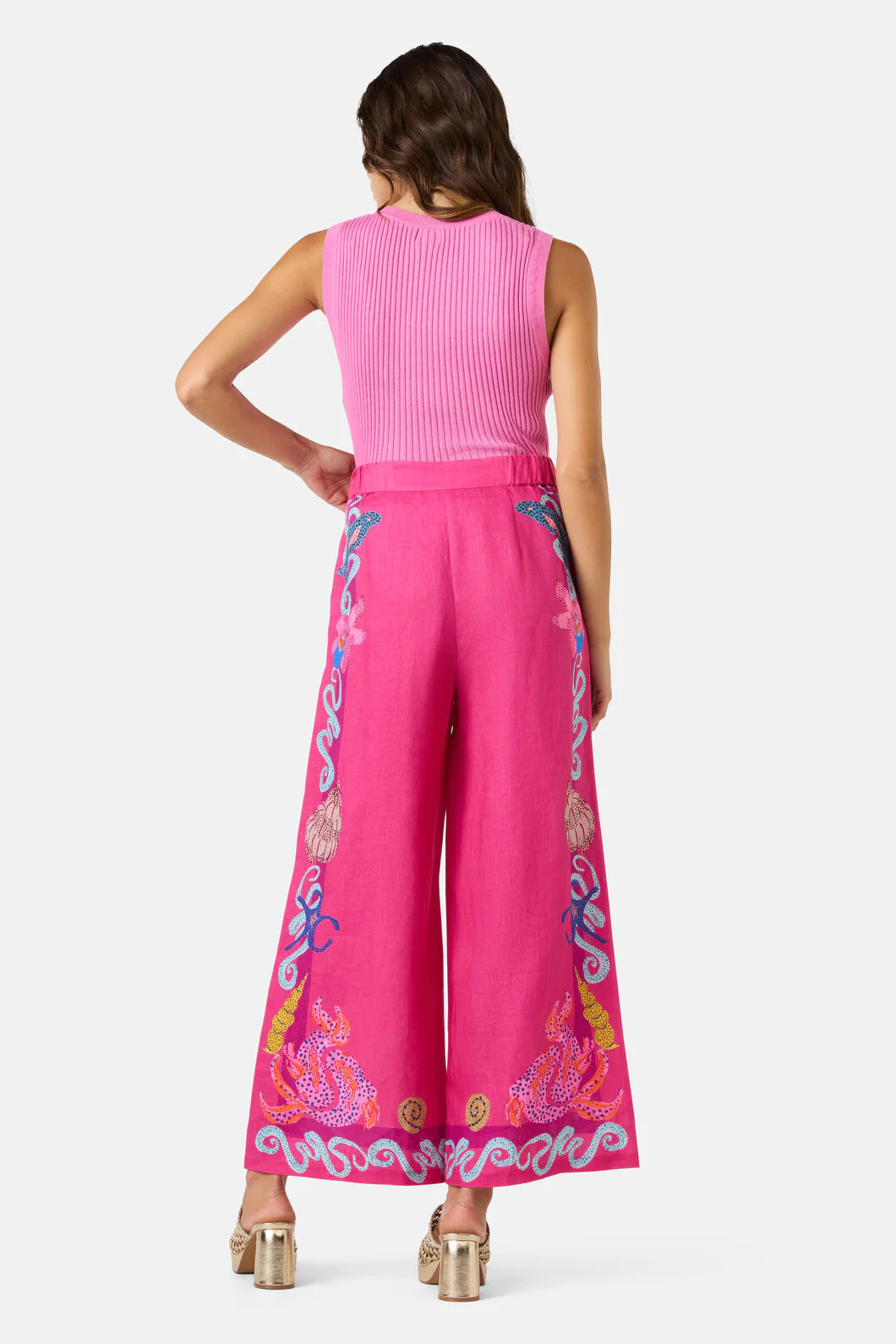 Mermaid Resort Print Pant - Image 5