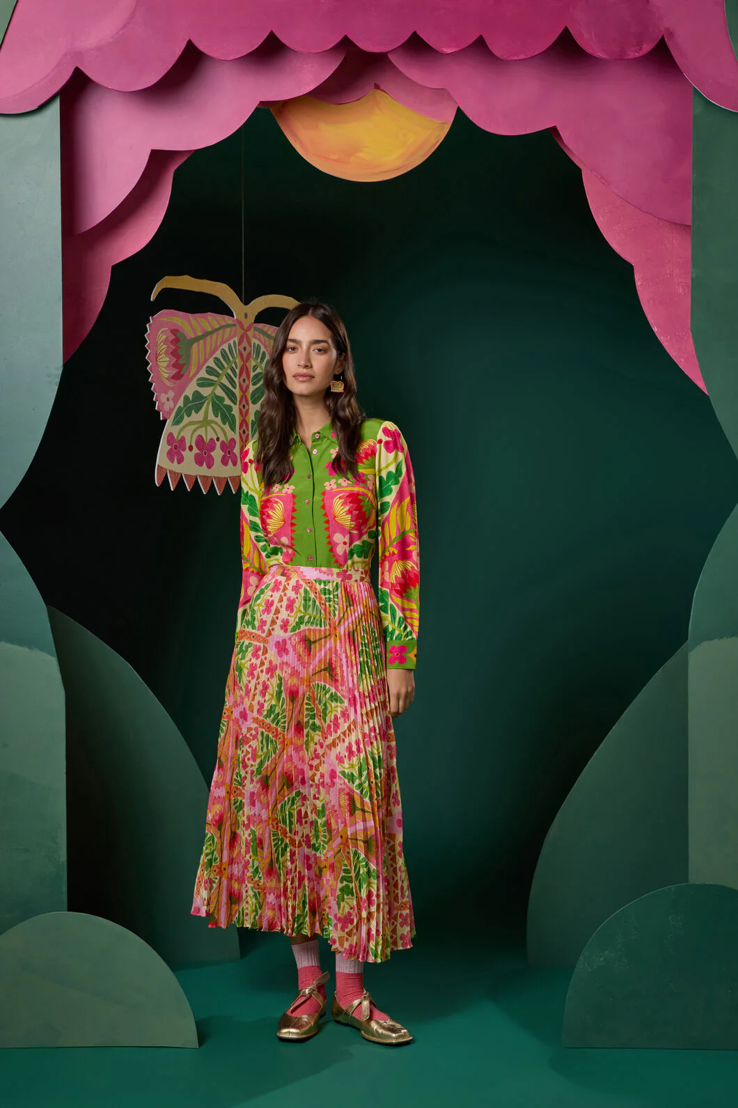 Metamorphosis Pleat Skirt - Image 2
