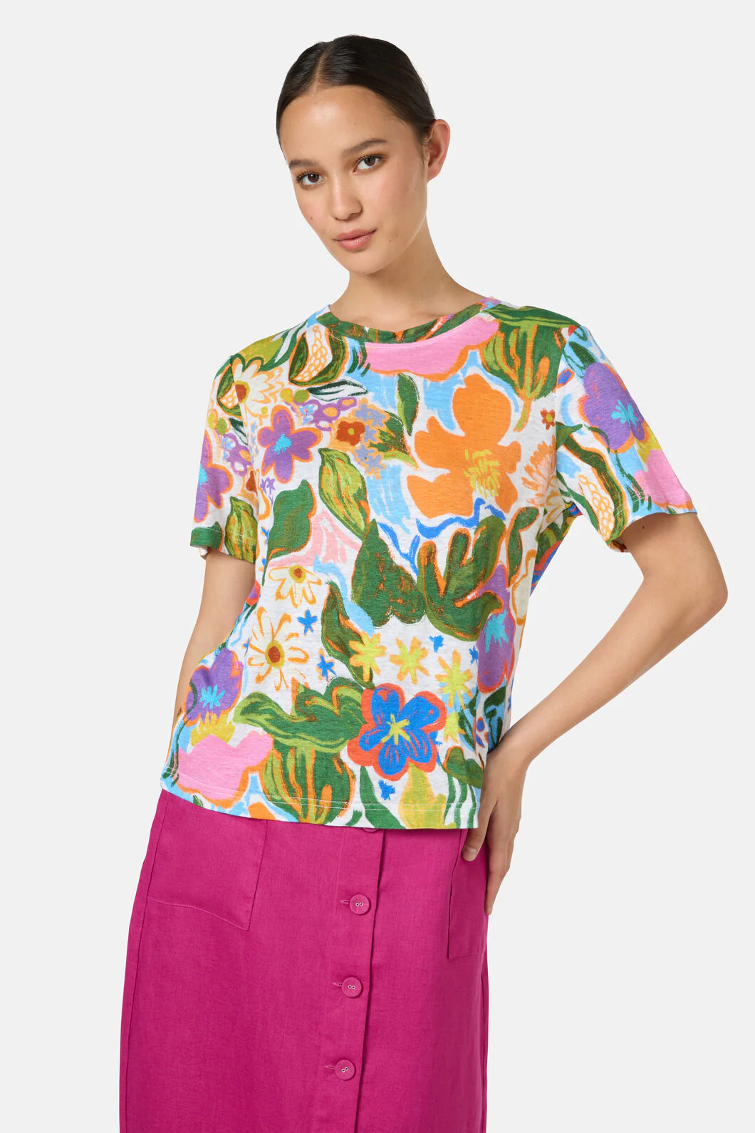 Midnight Garden Hemp Tee