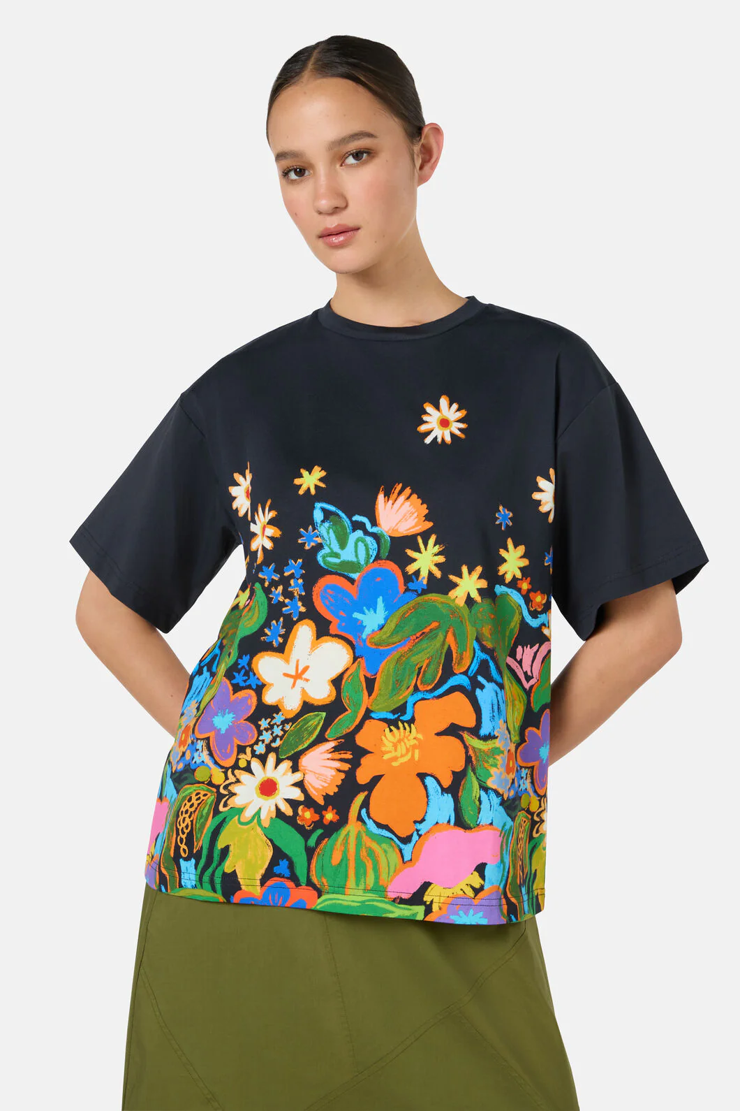Midnight Garden Placement OS Tee