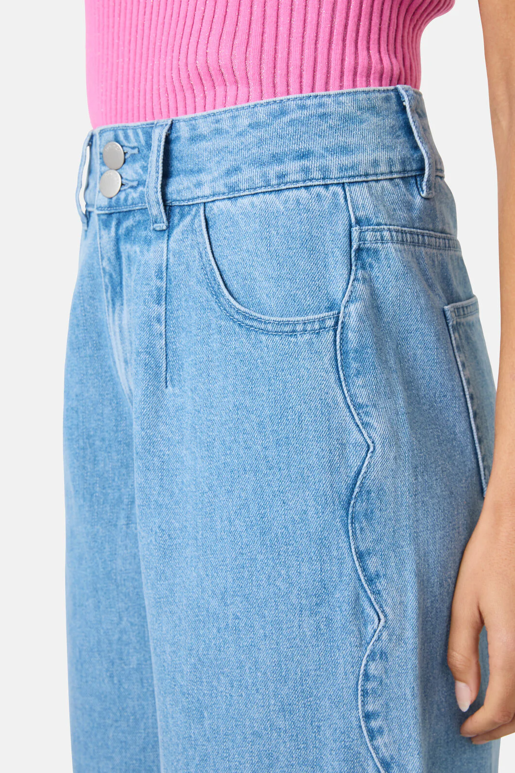 Mimi Denim Culotte - Image 6