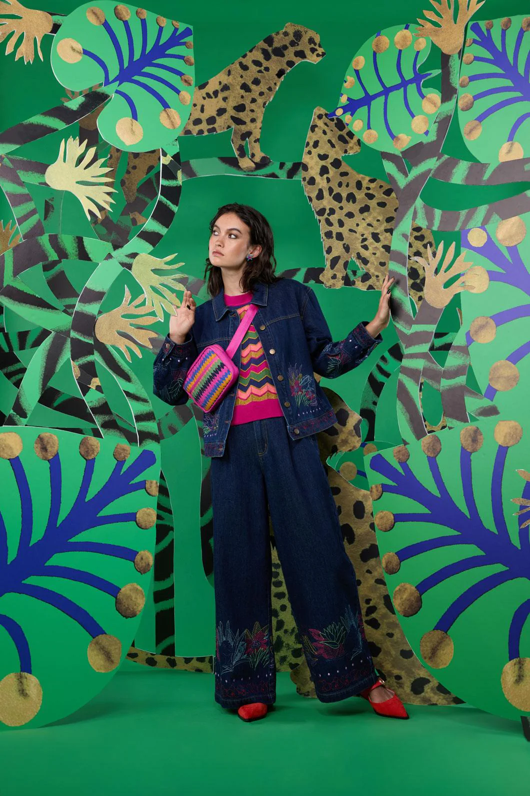Monkey Forest Denim Jacket - Image 4