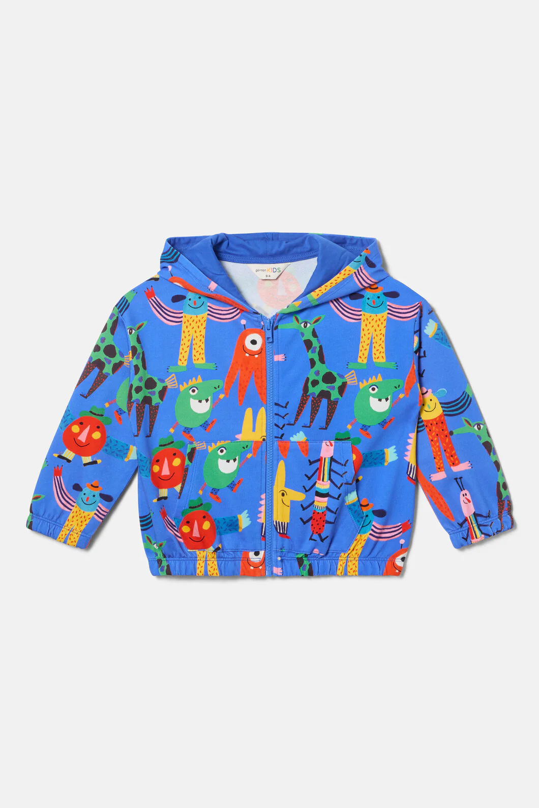 Monster Play Kids Zip Up Hoody - Image 2