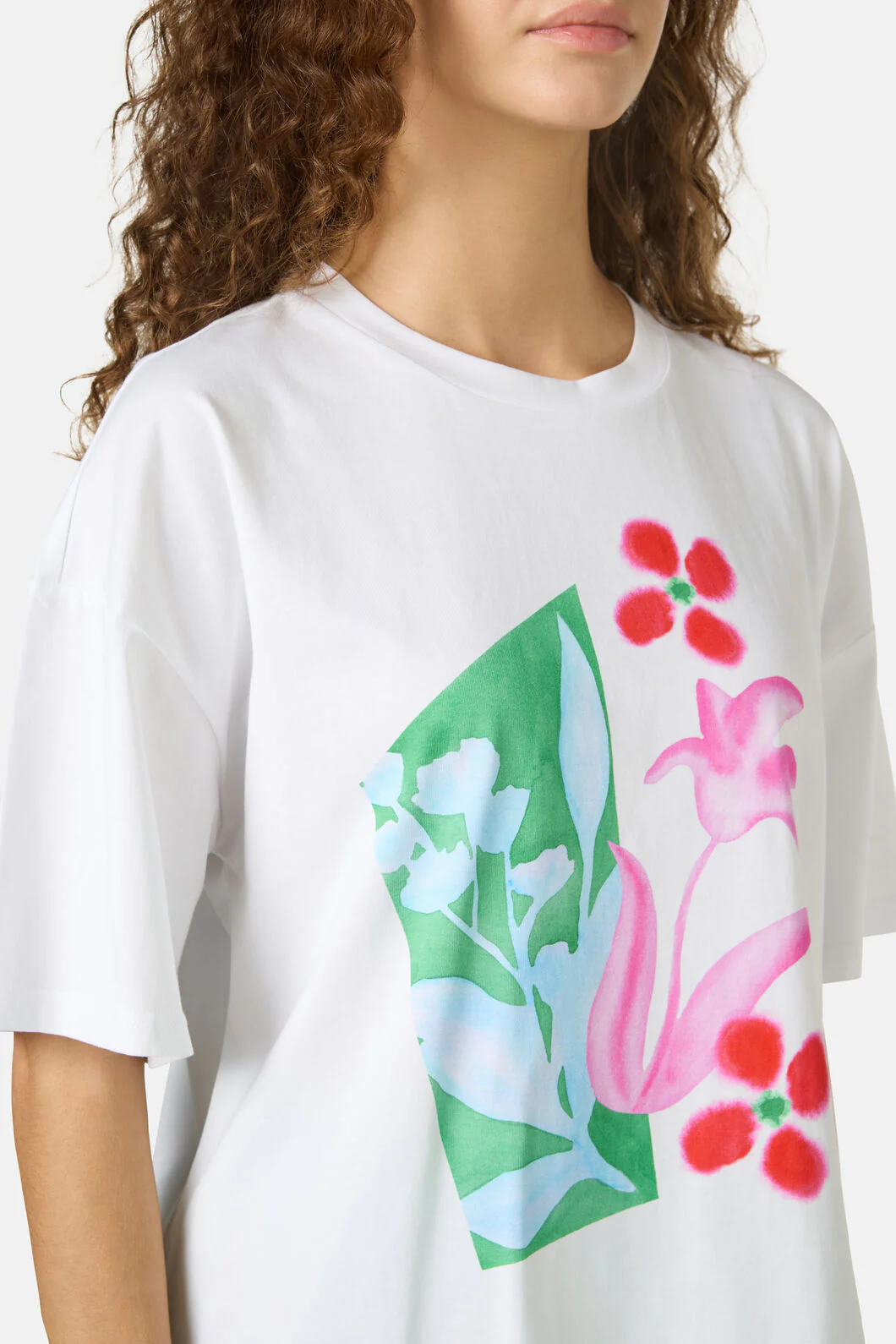 Montage Print Relaxed Tee - Image 5