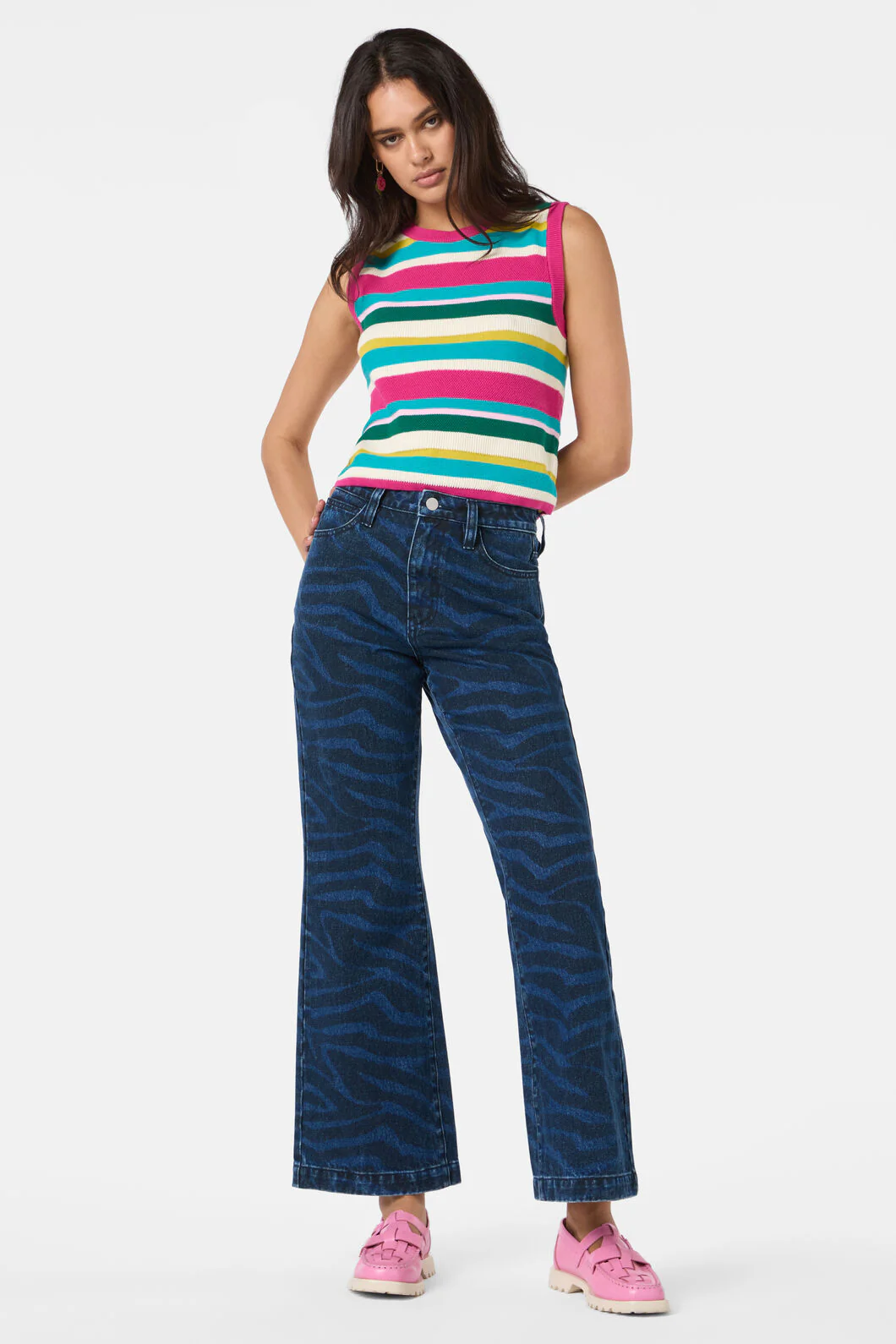 Morgan Knit Stripe Tank - Image 5