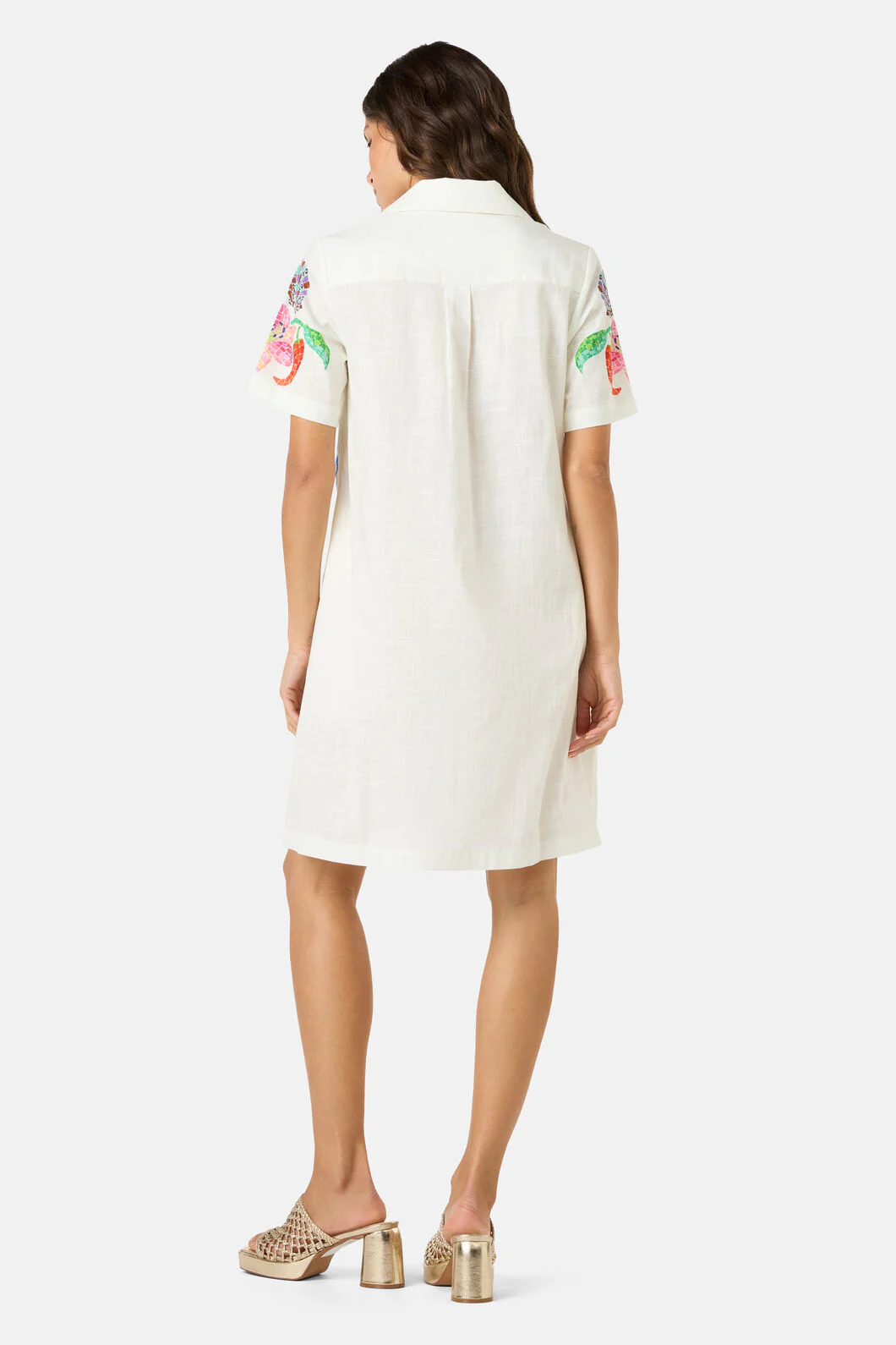 Mosaic Mile Cotton Shirt Dress - Image 4