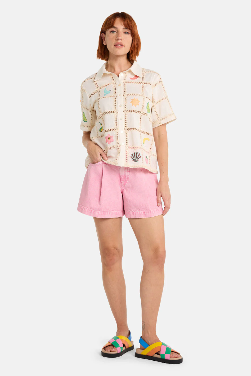 Mosaic Mile Embroidered Shirt - Image 2