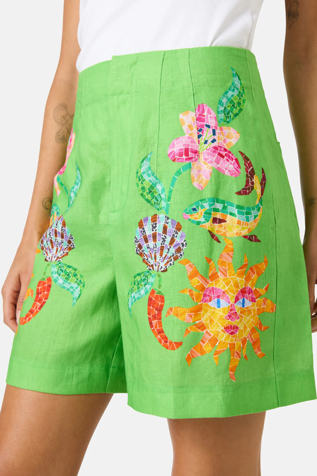 Mosaic Mile Linen Short - Image 5
