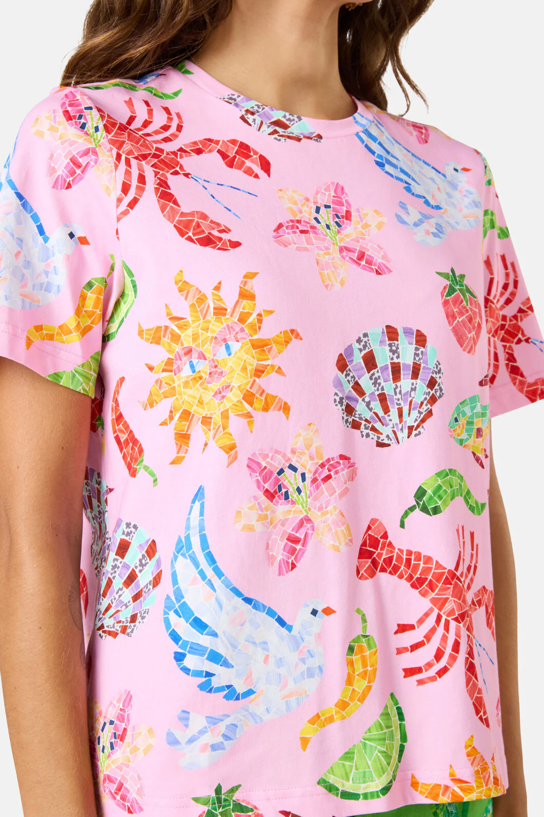 Mosaic Mile Print Classic Tee - Image 5
