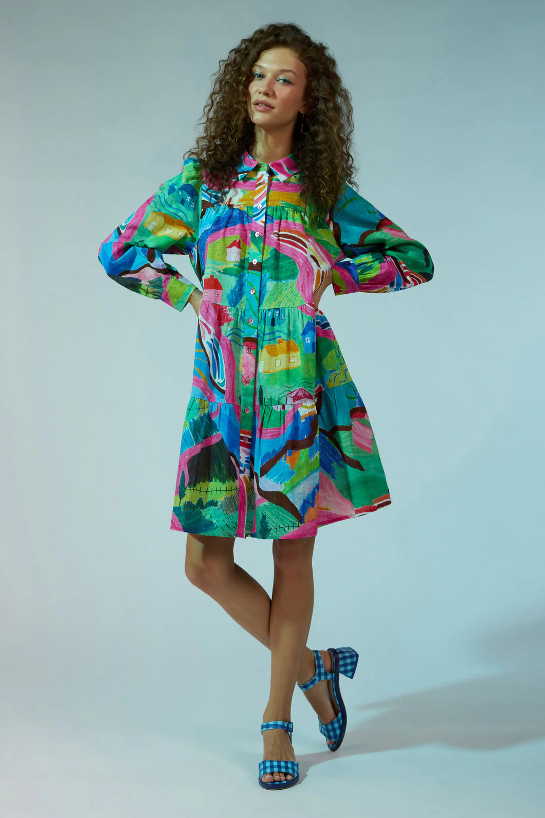 Mountain Magic Shirt Dress